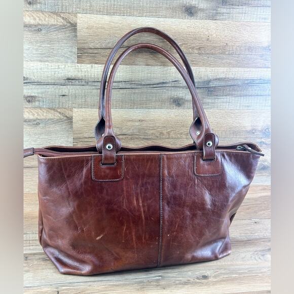 VALENTINO by Mario Authentic Top Handle Small Pebbled Leather Black Tote… - Picture 3 of 14